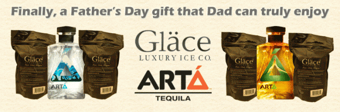 Fathers Day Gift Pack Glace Luxury Ice and Arta Tequla